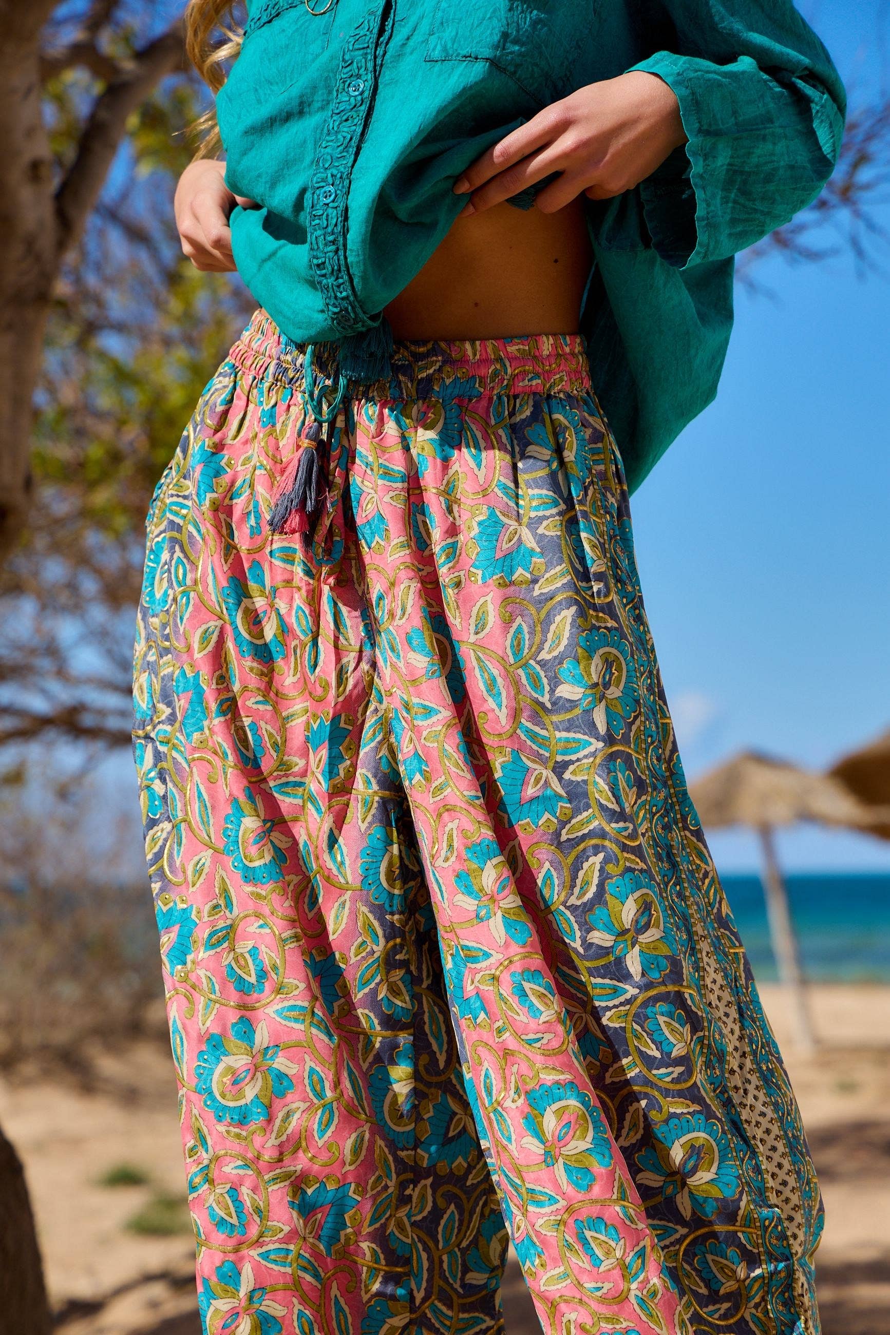 Orice – wholesale Byxor - Dam – Fluid sidenbyxa – Orice17