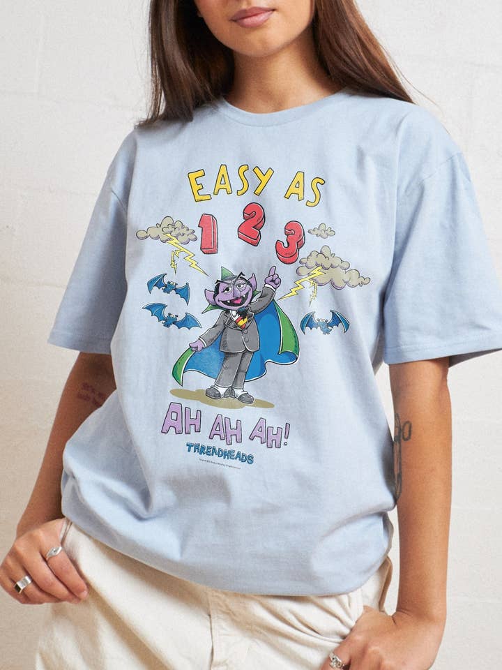 Threadheads - Wholesale Screen Printed T-Shirt - Women's - The Count-Easy As 123 T-Shirt