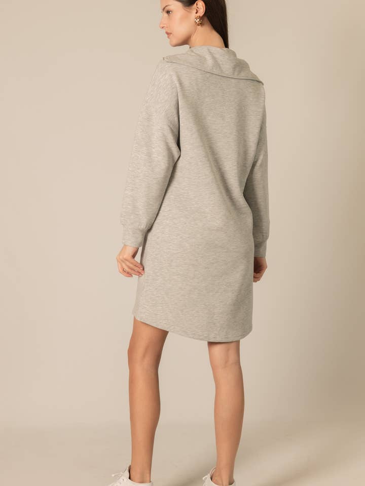 P. CILL – wholesale Klänning - Dam – P. CILL Smör Modal Kvartalsdragkedja Långärmad Klänning13