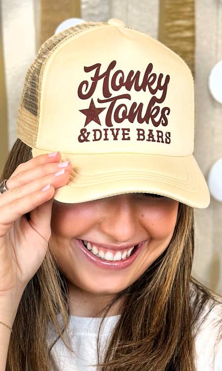 Sugar Stitch - Wholesale Trucker Hat - Women's - Honky Tonk & Dive Bar Trucker Hat