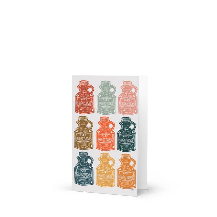 Carte de vœux en bois d'érable pour la vente par Jamie Palmer Keating