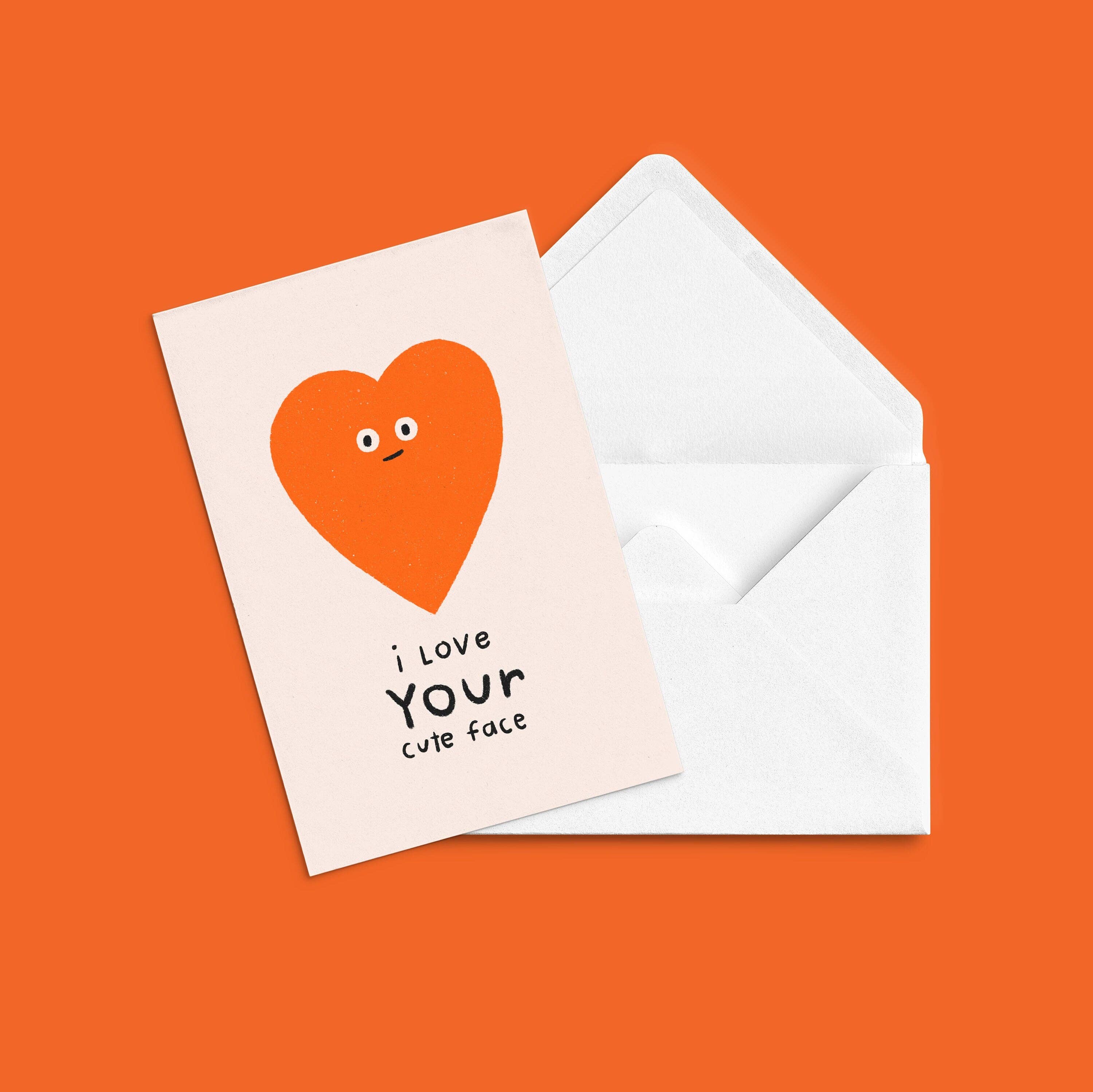 Anne-Julie Dudemaine - Wholesale Everyday Greeting Card - Carte de souhait 'P'tite face cute'1