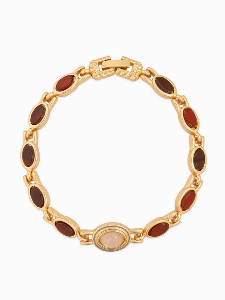 Bracelet Vintage de Vacances en Pierre Ovale pour la vente par Sessori