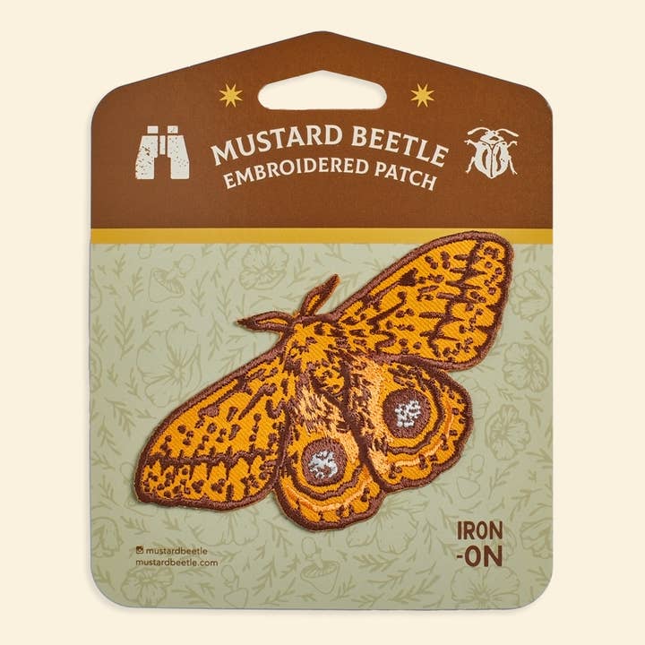Mustard Beetle - Wholesale Patch - Iron on Patch: IO Moth
