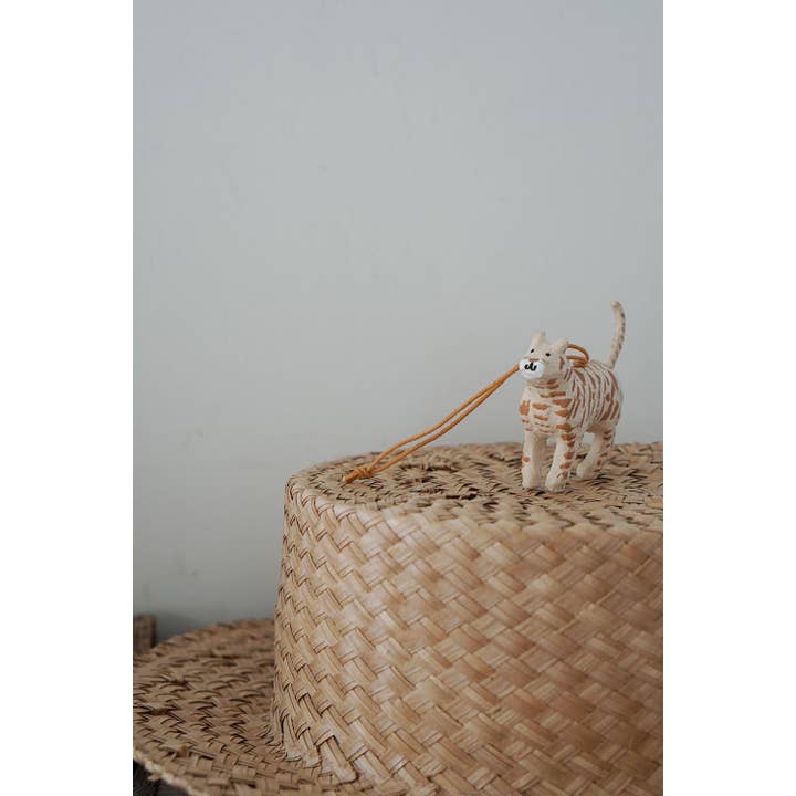 Fog Linen Work - Vendita all'ingrosso Decorazione - Gatto in cartapesta2