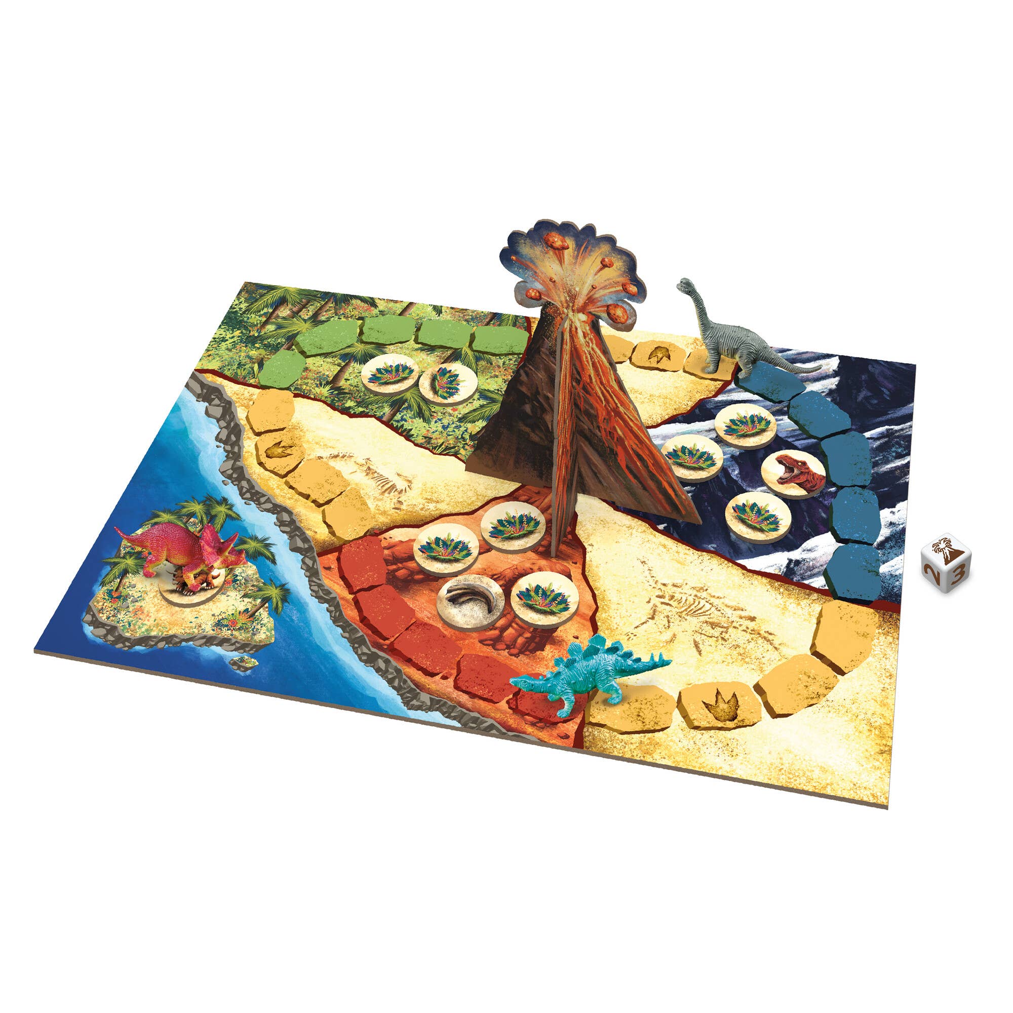 Just Imagine Toys - Wholesale Board Game - Cooperative Game - Peaceable Kingdom Dinosaur Escape1