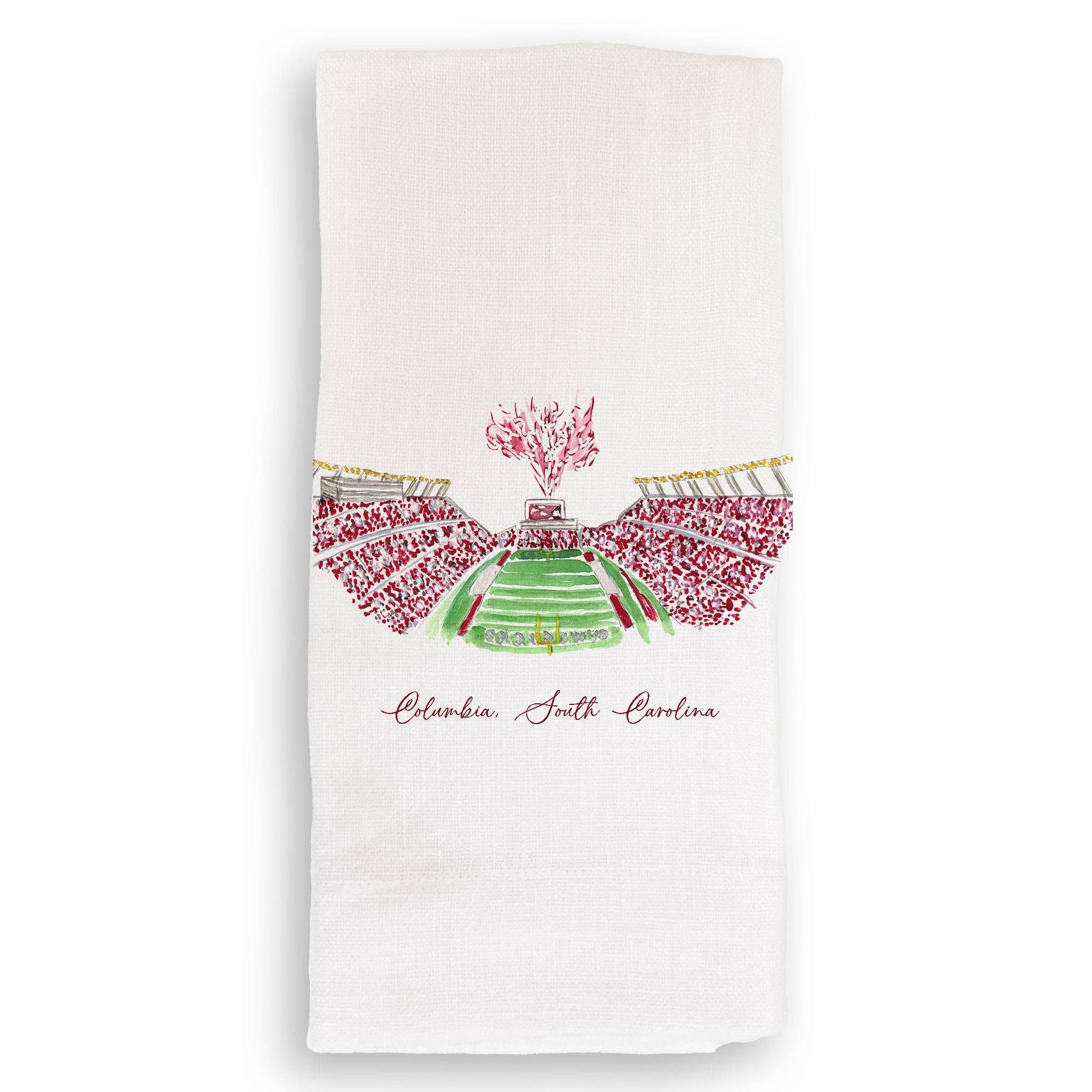 French Graffiti - Wholesale Tea Towel - Columbia, South Carolina Stadium2