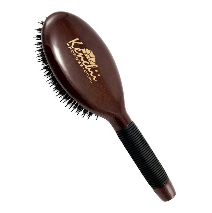 Pet Palette Distribution - Wholesale Pet Grooming Tool - Dog - Kenchii Boar Nylon Bristle Brush- Large1