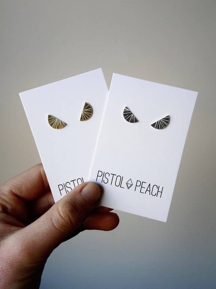 Sun Studs for wholesale by Pistol and Peach