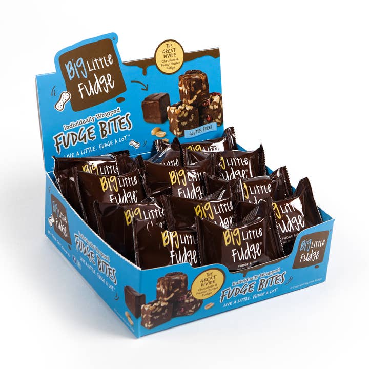Grab N' Go 24 pc Fudge Bites - The Great Divide for wholesale by Big Little Fudge