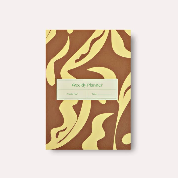 Marfa Odaterad Veckoplaneringsbok för wholesale av The Completist (No duties on USA orders!)