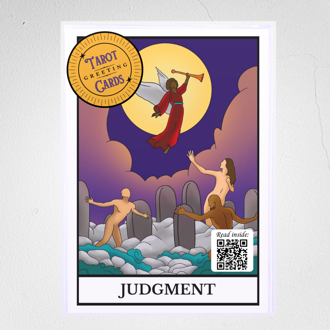 Arcane Wishes - Wholesale Everyday Greeting Card - Judgment Greeting Card0