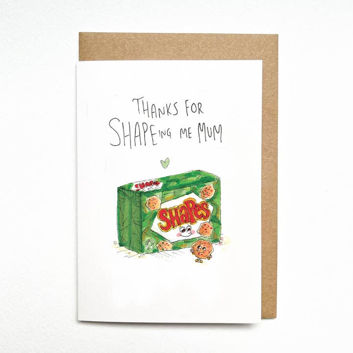 Thanks for Shapeing Me Mum for wholesale by Well Drawn