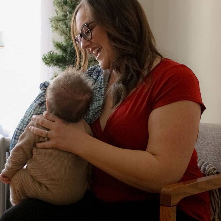 Ella Bella Maternity - Wholesale Nursing Top - Maternity - Crossover Maternity and Nursing Tee Shirt20