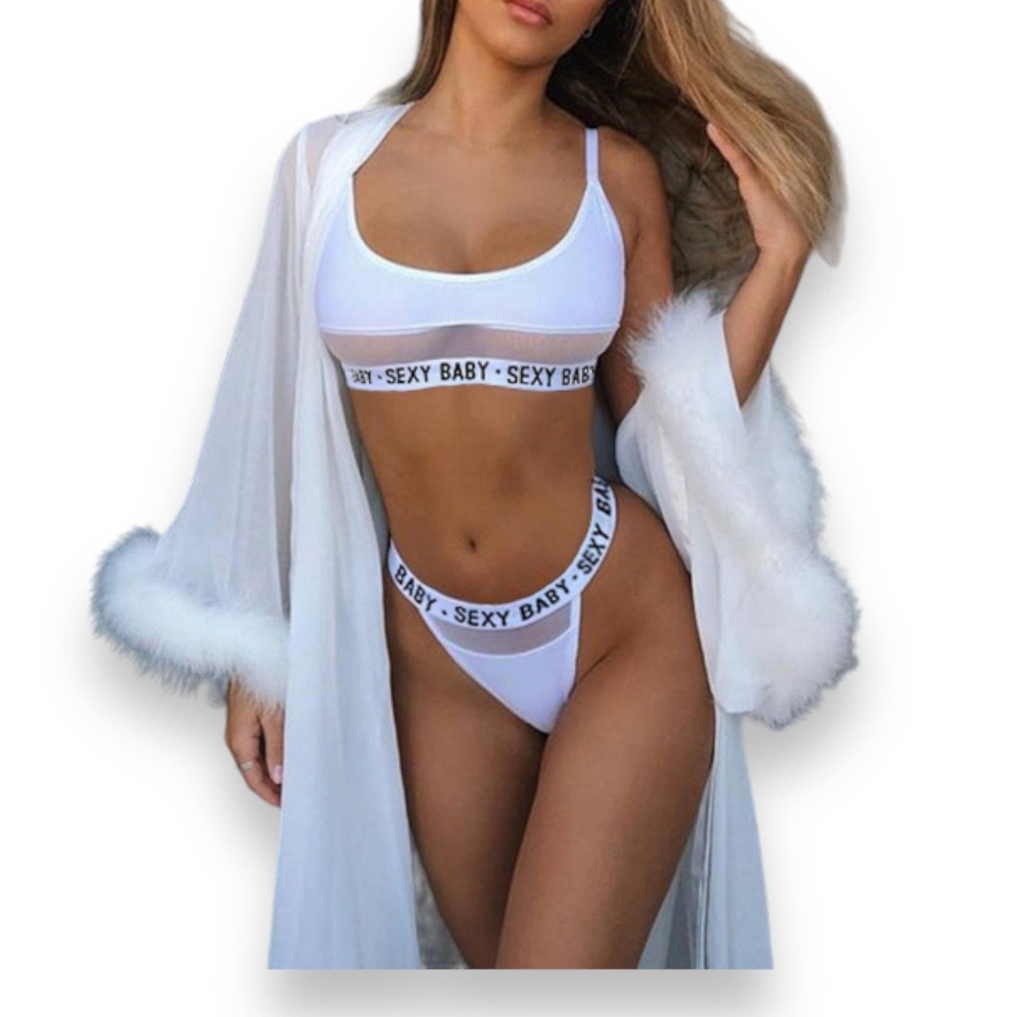 Kinky Pleasure - Wholesale Lingerie Set - Women's - Kinky Pleasure - KPL02 - Sexy Lingerie - One Size Fits Most - 3 Sizes - 2 Colors - 1 Piece7