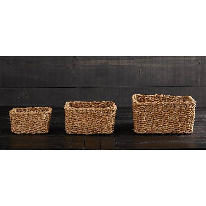 47th & Main (Creative Brands) - Wholesale Basket - Seagrass Basket Set - Square