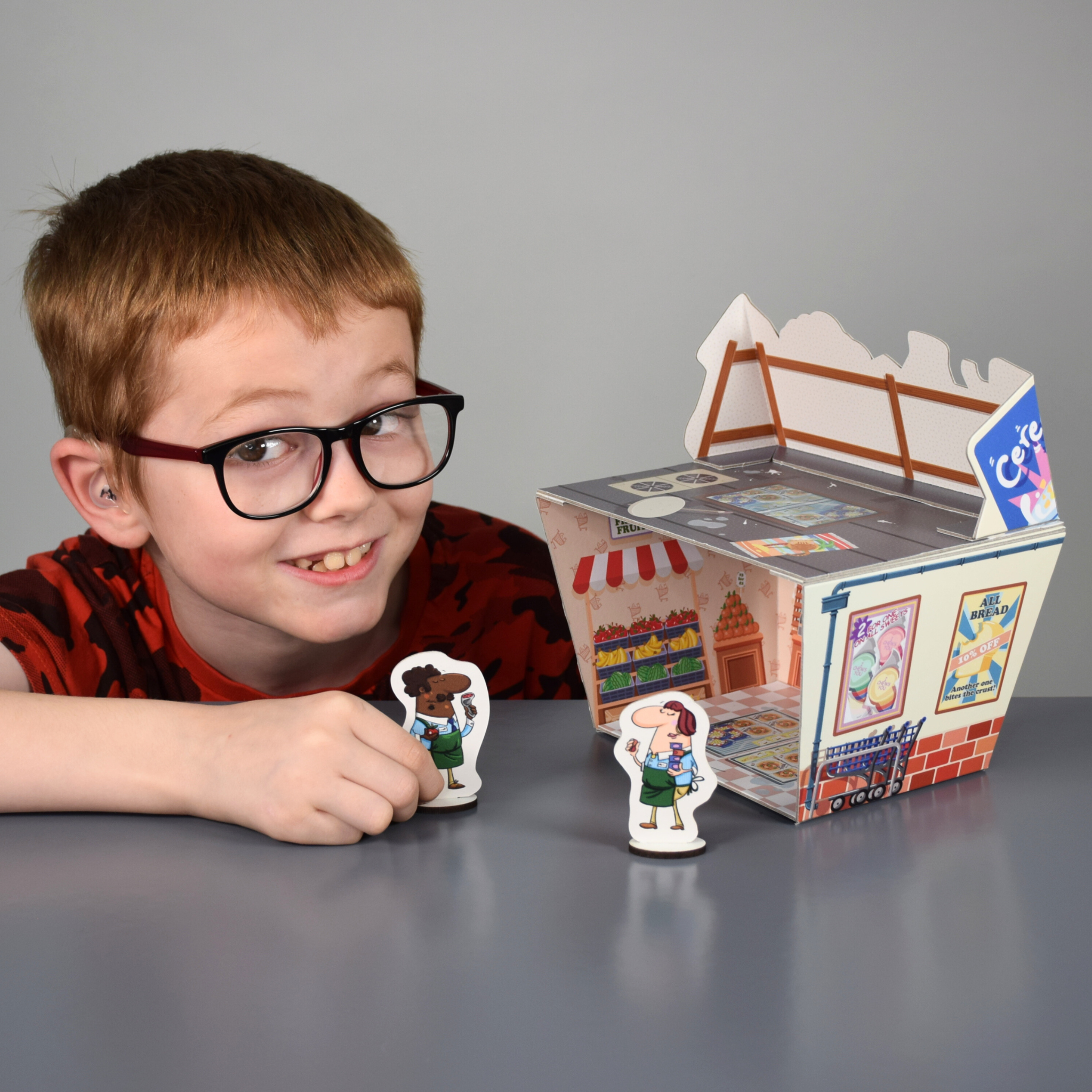 The Toy Tribe - Wholesale Toy Set - Kids - Super Duper Foods Supermarket Cardboard Playset3