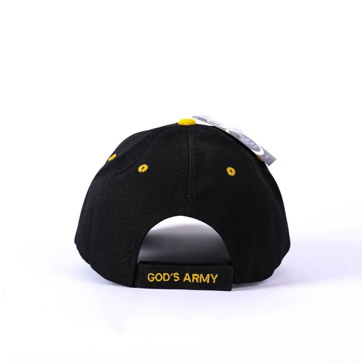 Swanson Christian Products - Wholesale Baseball Cap - Unisex - Hat - Black - Gods Army1