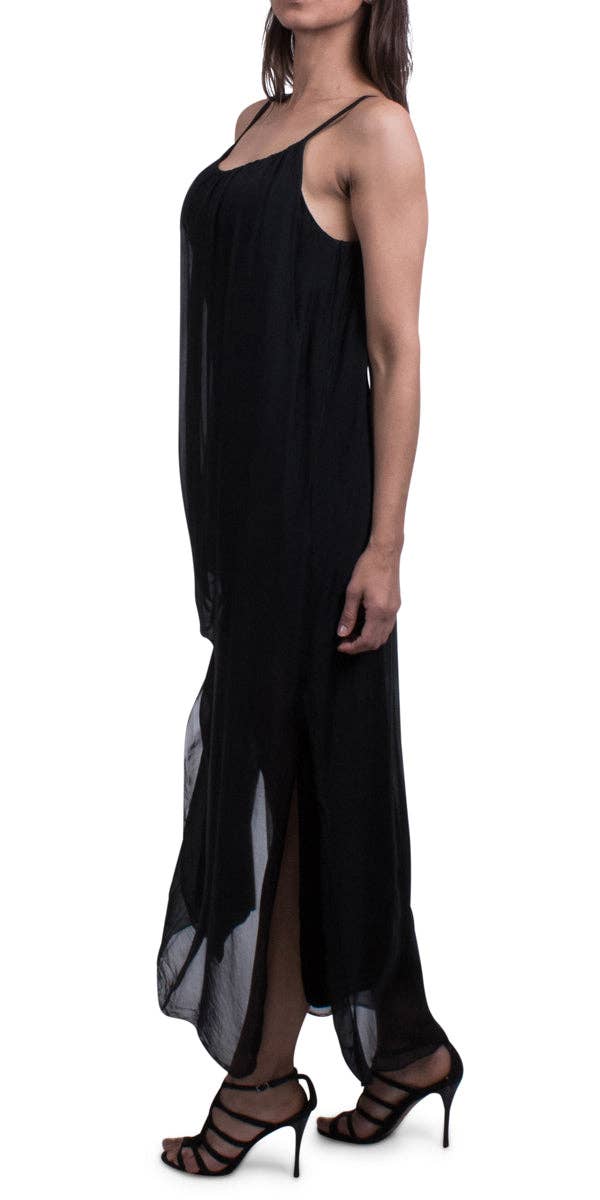 Gigi Moda - Wholesale Dress - Women's - Silk Spaghetti Maxi Dress20