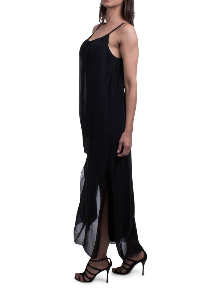 Gigi Moda - Wholesale Dress - Women's - Silk Spaghetti Maxi Dress20