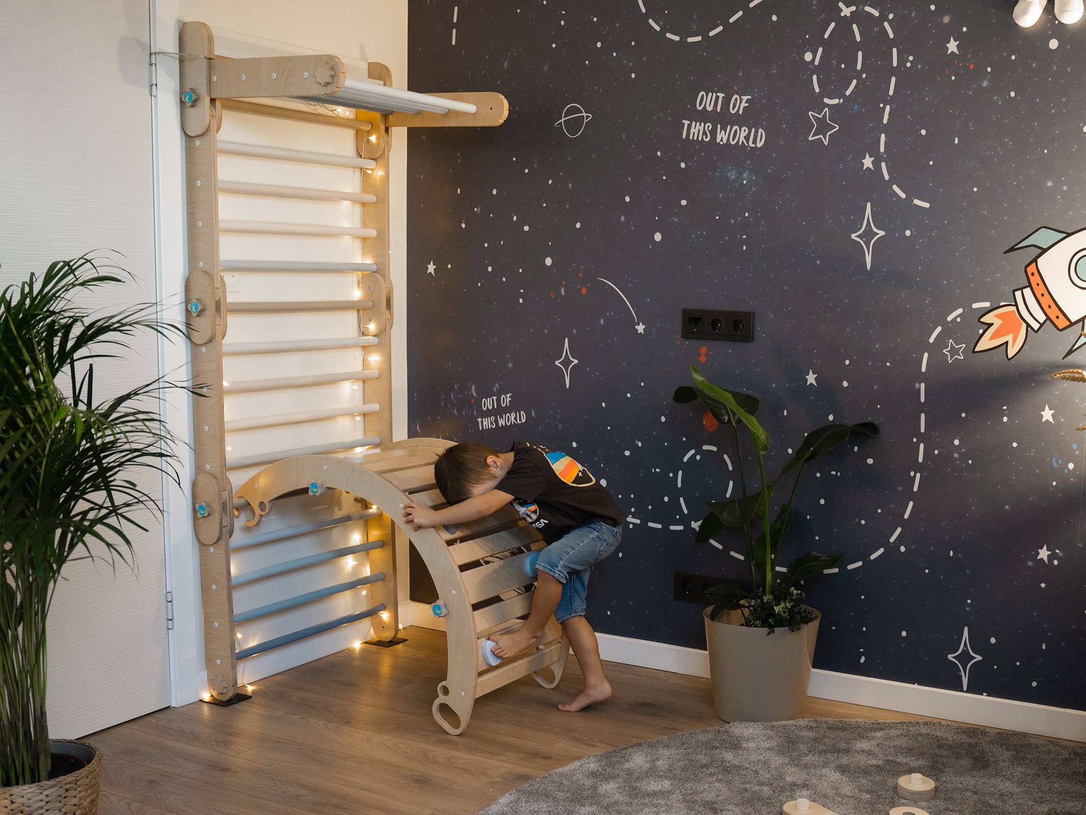 HappyMoon - Wholesale Wood Toy - Kids - Happymoon®  Climbing Arch, Ramp For A Climber, Rocker-Arch9