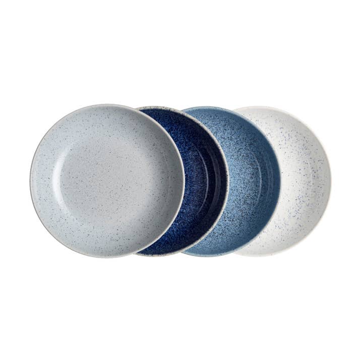 Denby - Wholesale Bowl - Studio Blue Set of 4 Pasta Bowls