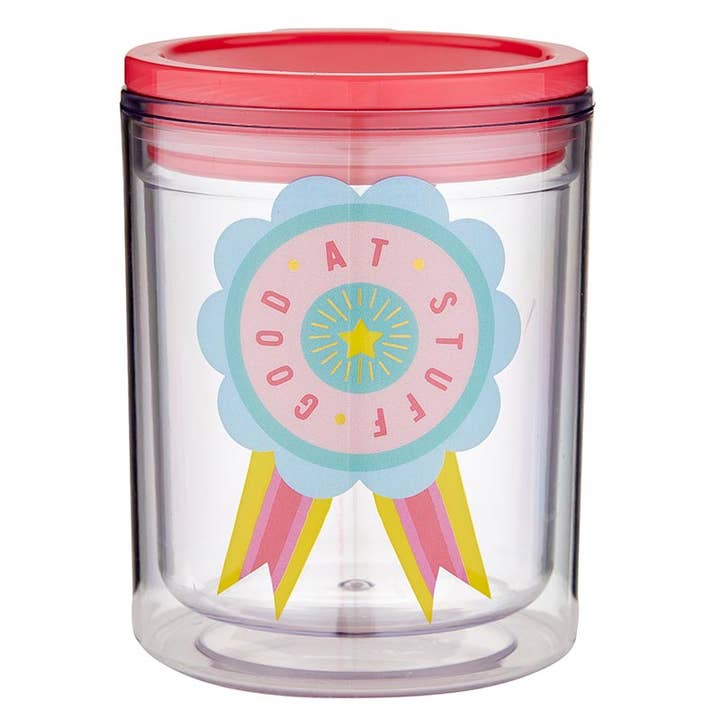 Double-Wall Short Tumbler - Good at Stuff for wholesale by Slant Collections by Creative Brands