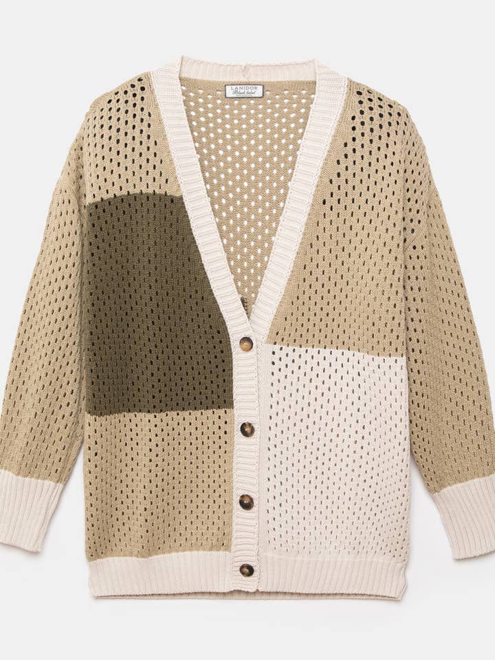 Strikket cardigan (431993-142) for engroshandel hos Lanidor