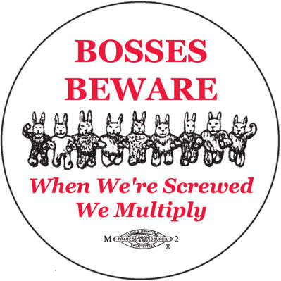 Ricardo Levins Morales Art Studio - Wholesale Lapel Pin/Button - Labor Solidarity 12-Pin Pack1