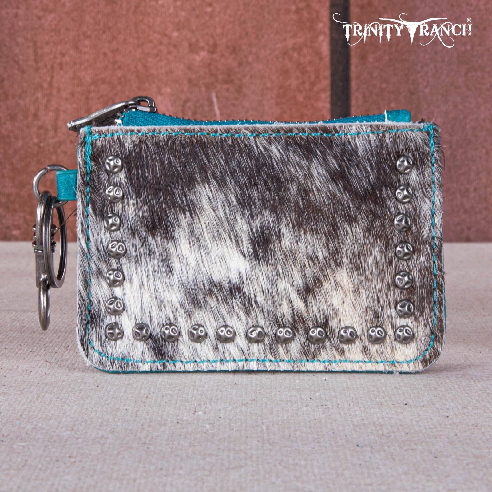 REMOVED BRAND - Wholesale Crossbody Bag - Women's - TR159 -183  Trinity Ranch Genuine Hair-On Cowhide /Tooled  Collection Phone Purse with Coin Pouch41