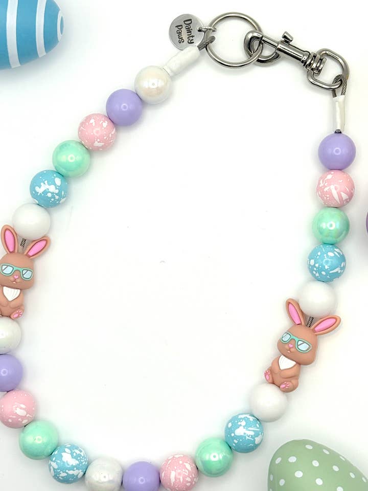 Hop ind i foråret | Perlebesat hundehalsbånd for engroshandel hos Dainty Paws