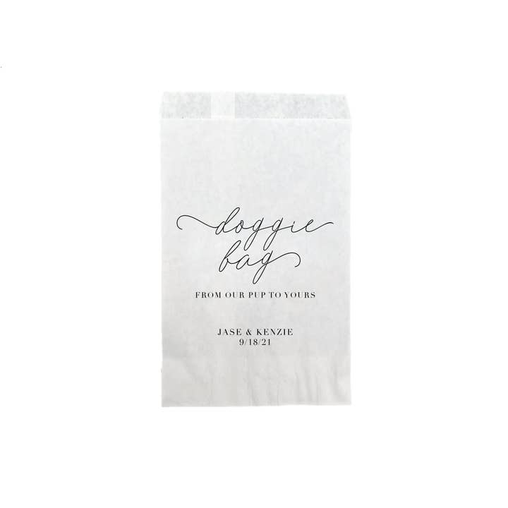Love It Invitations - Wholesale Favor Bags - Doggie Bag Treat Favor Bags2