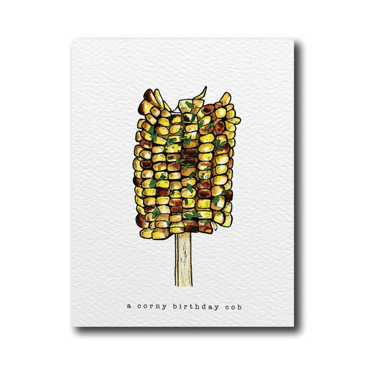 A Corny Birthday Cob (corn) for wholesale by CARDS BY ALLIE