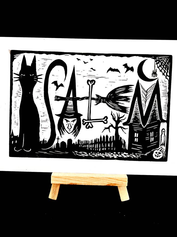 Salem, Massachusetts - Witch City for wholesale by Pixel Palmer