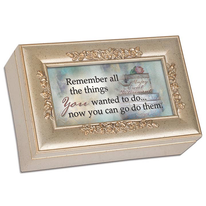Remember All The Things Petite Rose Music Box for wholesale by Cottage Garden