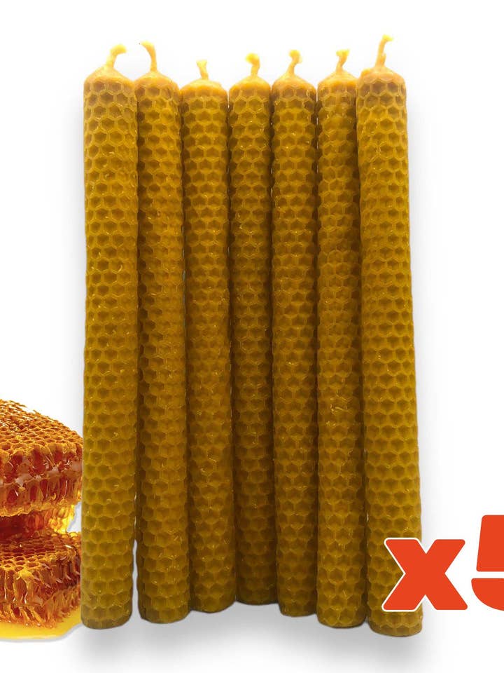 Pack com 50 velas de cera virgem por atacado de VELAS SORT DESDE 1999 SCP