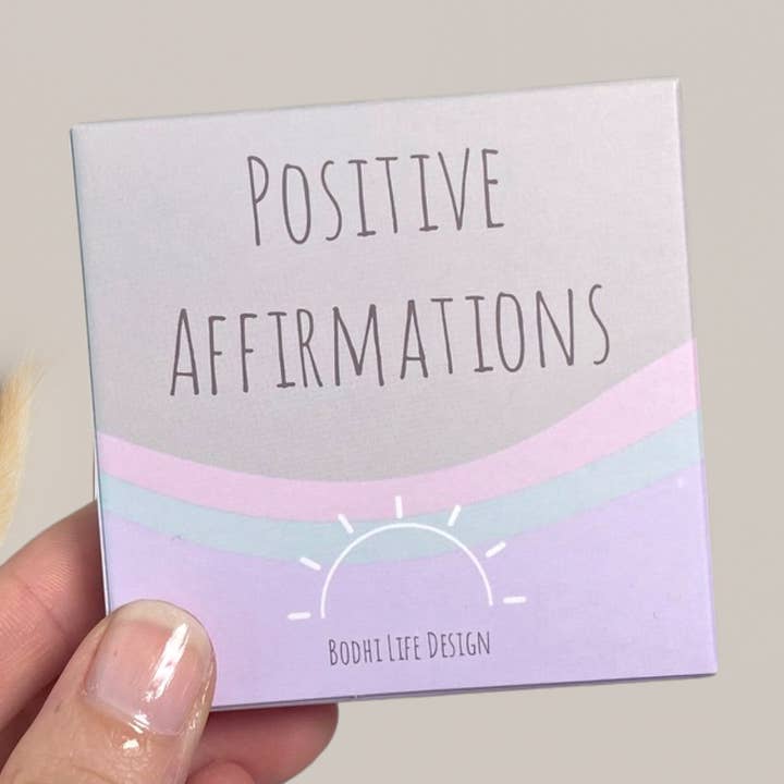 Daily Positive Affirmation, Mindfulness Card Gift for Friend for wholesale by Bodhi Life Design