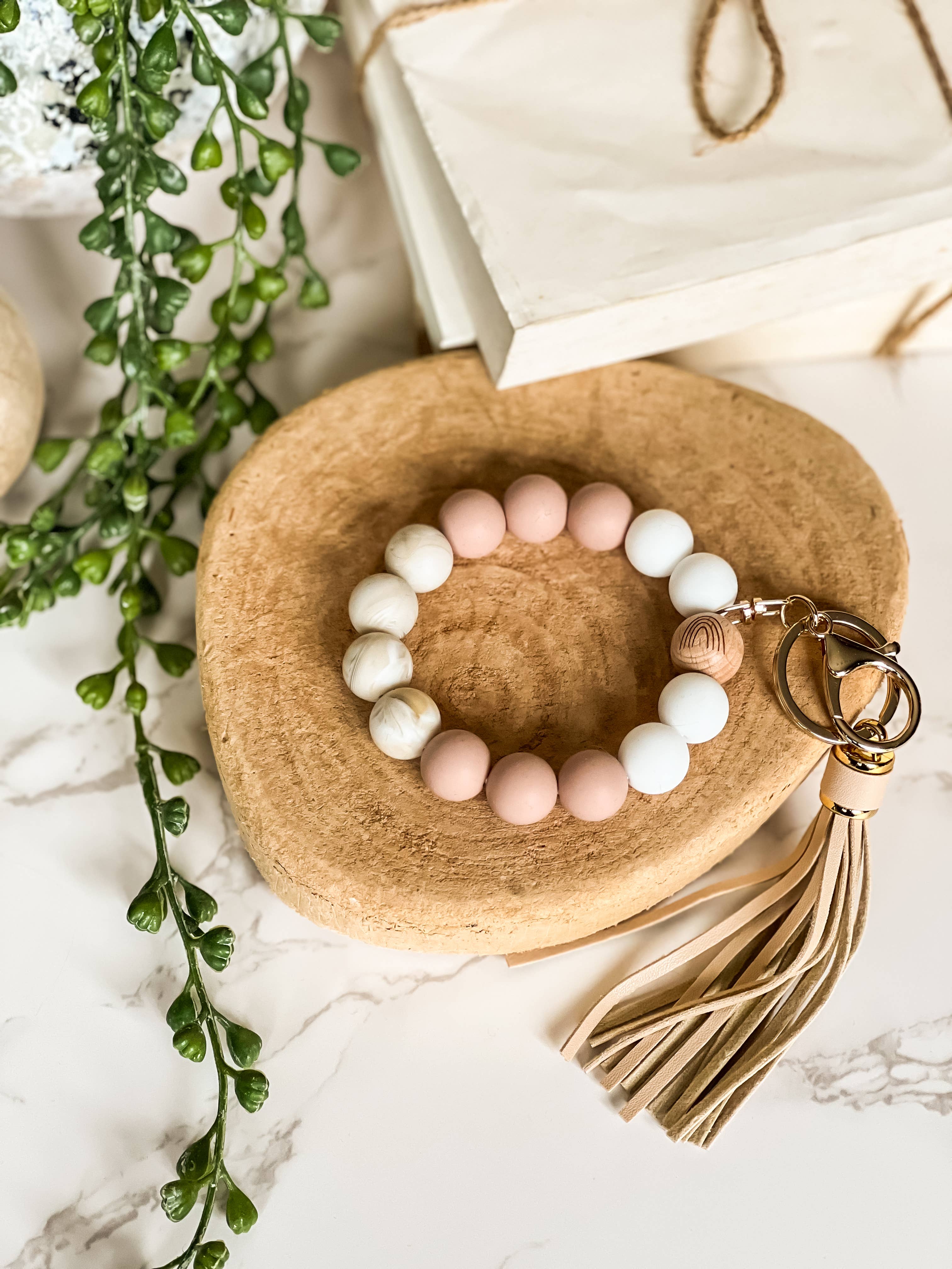 The Inspiration Haven - Vente Porte-clés – femme - Porte-clés bracelet en perles de silicone10