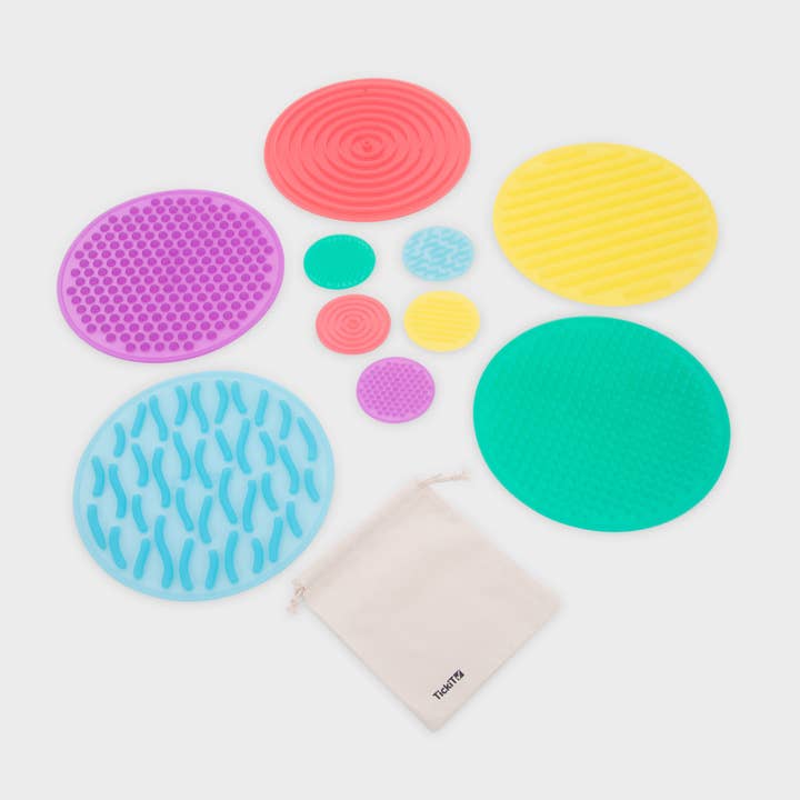 Commotion – wholesale Toy set – Kids – SiliShapes® Sensory Circle Set - Tactile play - Non slip