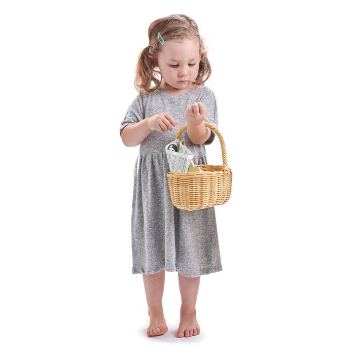 Tender Leaf Toys - Wholesale Basket - Kids & Baby - Wicker Shopping Basket