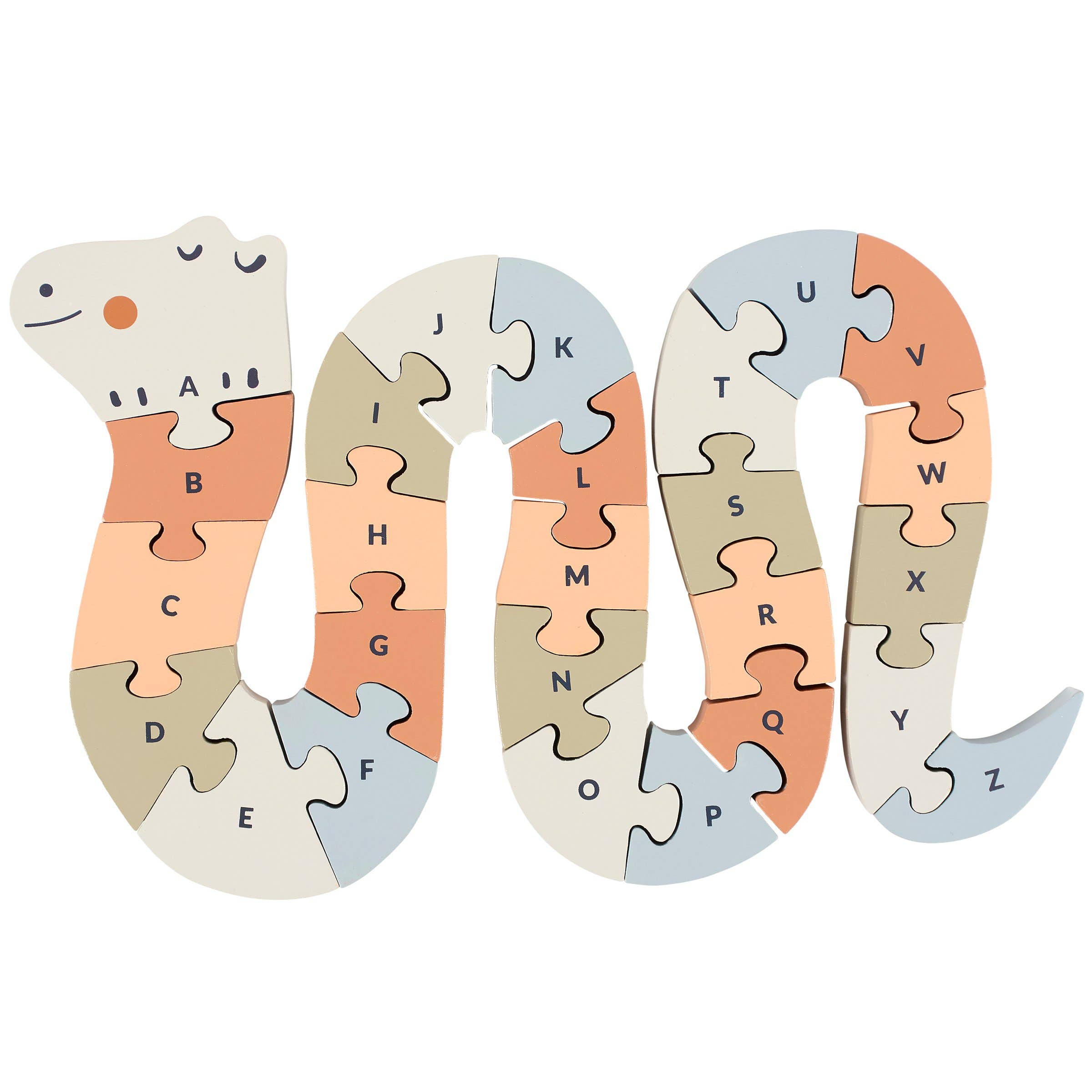 Primitives by Kathy - Wholesale Puzzle - Kids - Alphabet Snake Chunky Puzzle2