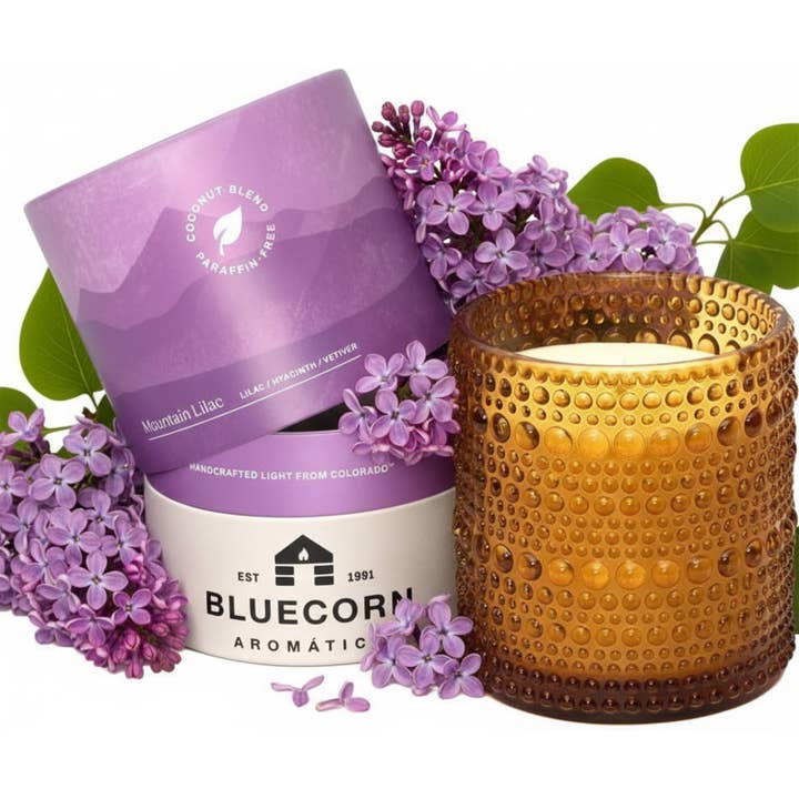 Mountain Lilac Scented Candle — Coconut Wax & Clean Fragrance for wholesale by Bluecorn Candles