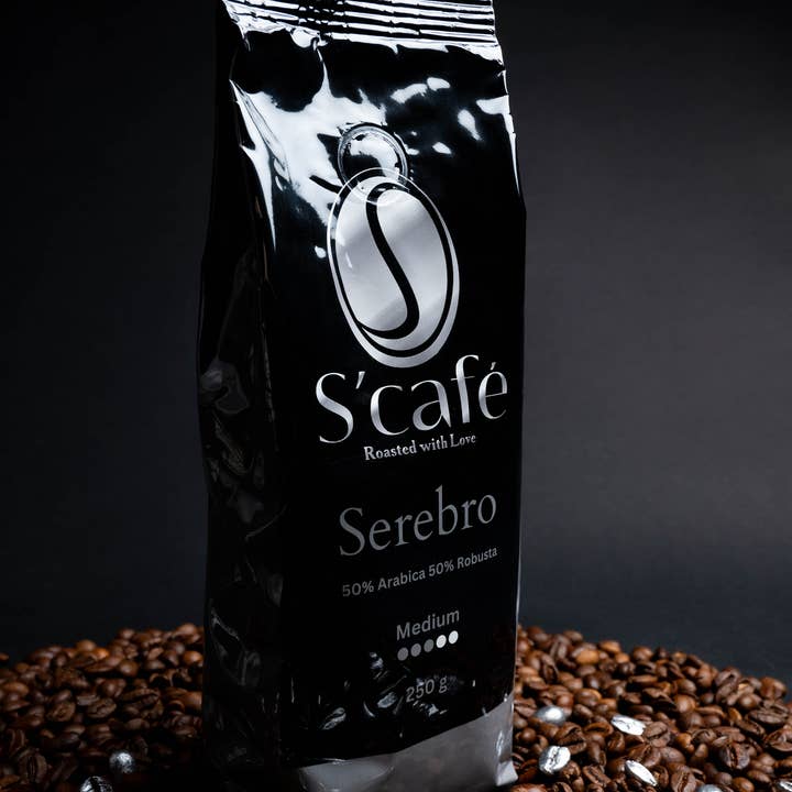 S’Café - Venta al por mayor Café en grano - Café en Grano 250g Serebro Blend