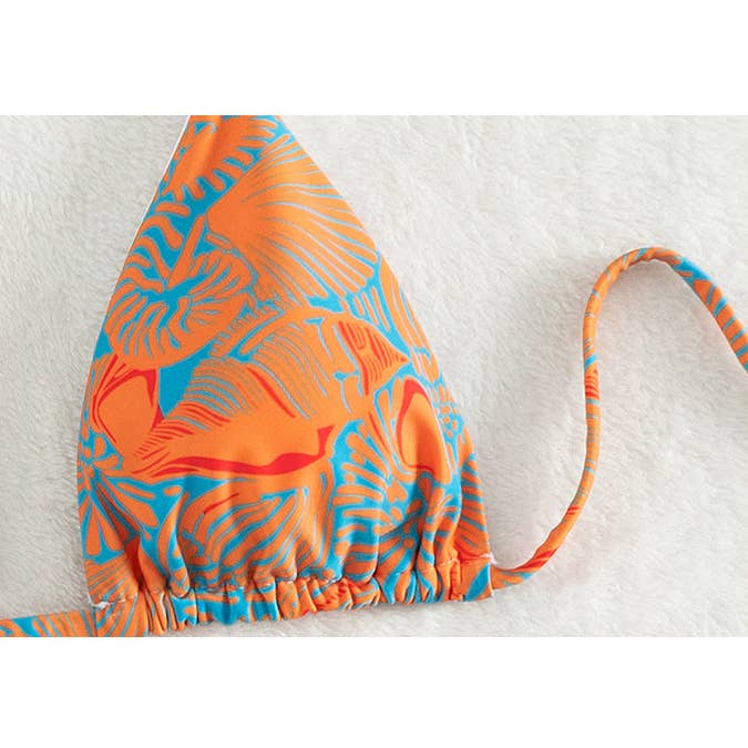 Sweetkama - Wholesale Two Piece Swimsuit - Women's - 2 Piece Flower Print Bikini Swimsuit9