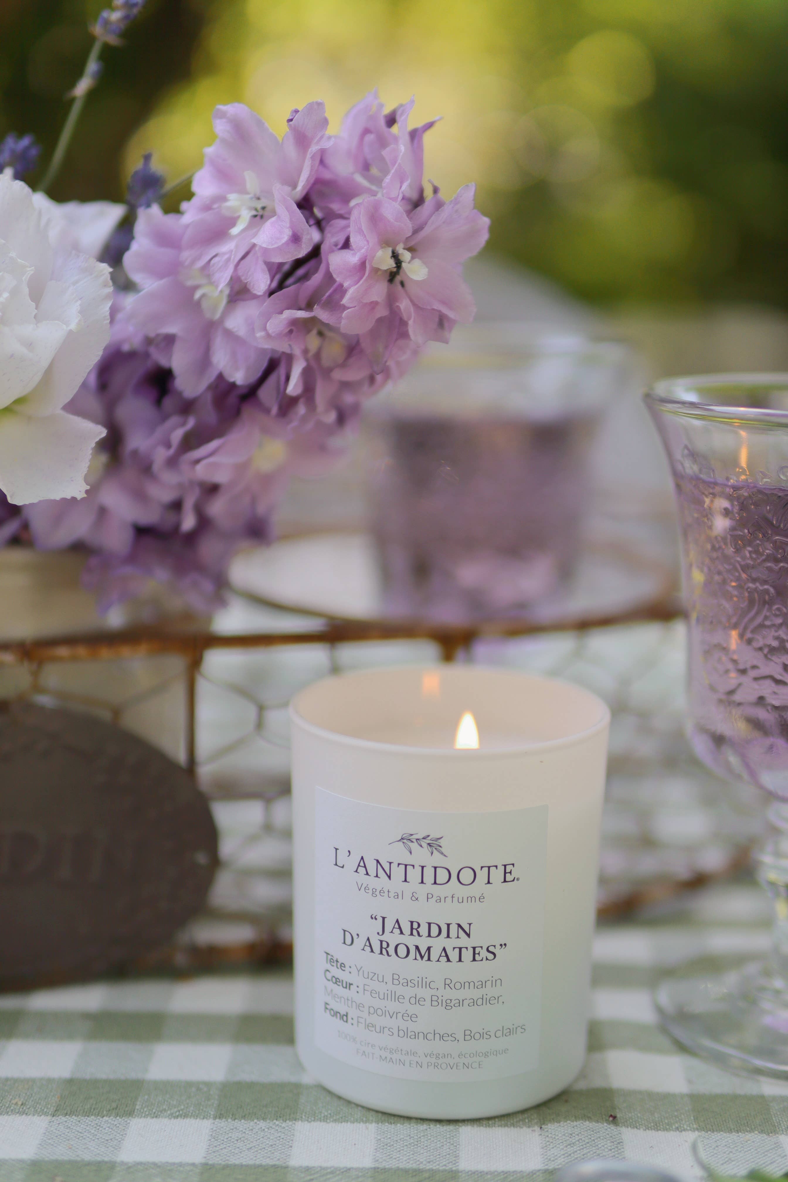 L'ANTIDOTE – Engroshandel Glaslys – Krydderurtehave Lys1