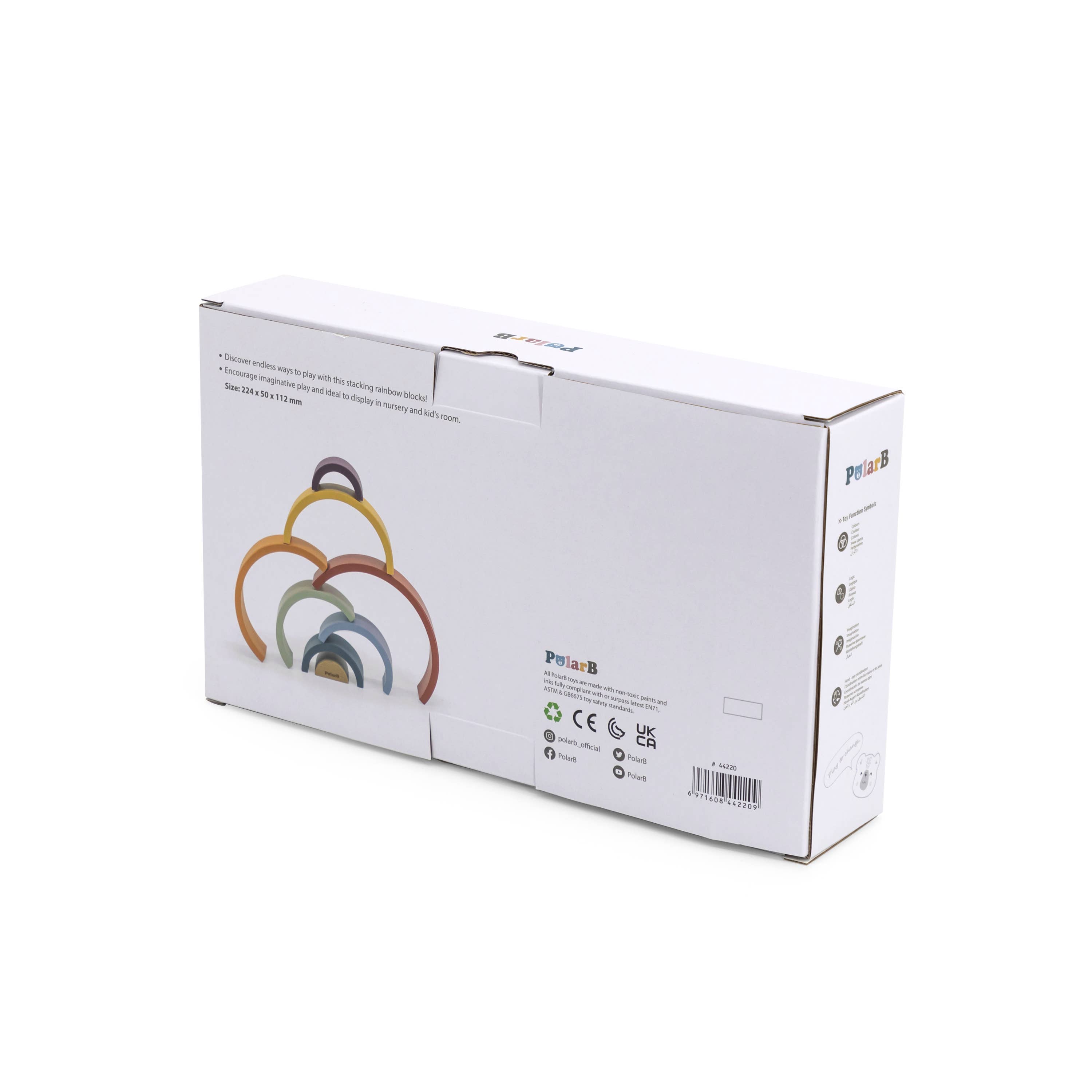 Trade Toys Limited – wholesale Wood toy – Child – Stacking Rainbow Blocks4