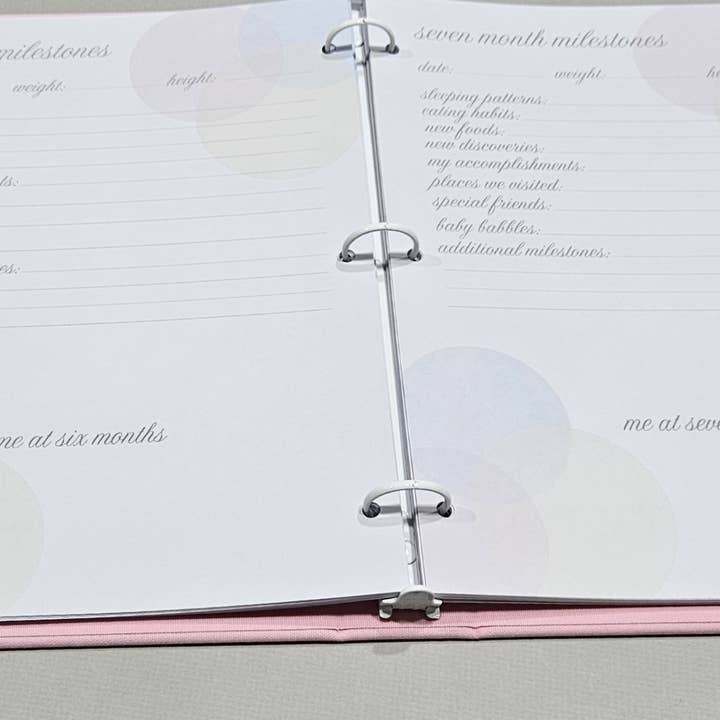 AP Creations, LLC - Wholesale Memory Book - Kids & Baby - The Icon Collection: 3 Pink, 3 Blue, 2 Cream