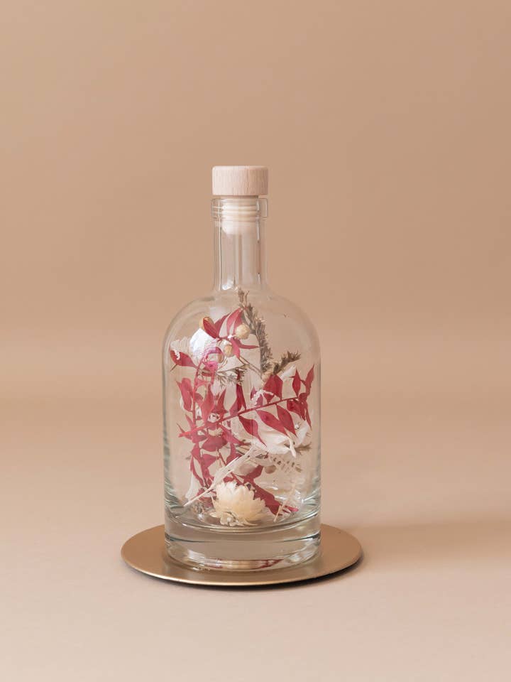 Trockenblumen Flower Bottle rot für den Großhandel von Lalovliy