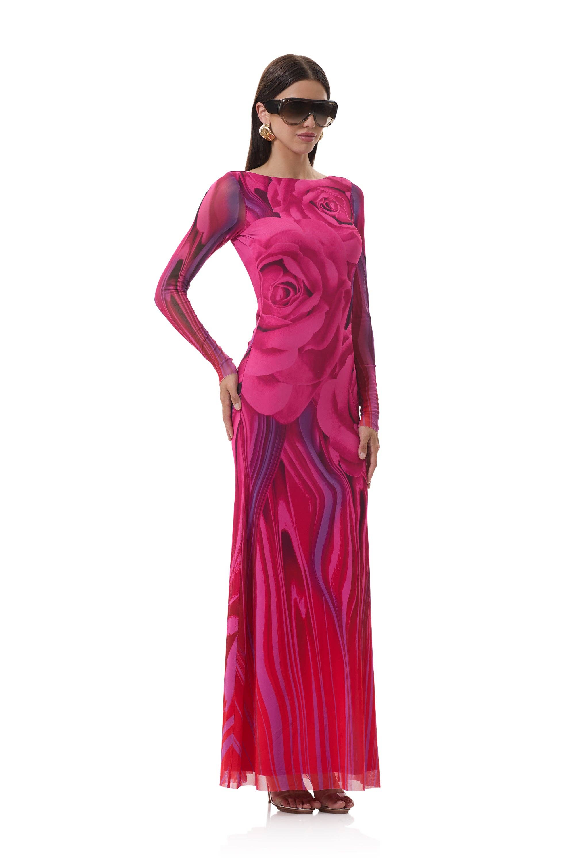 Talmo Dress - Fuchsia Rose for wholesale on Faire1