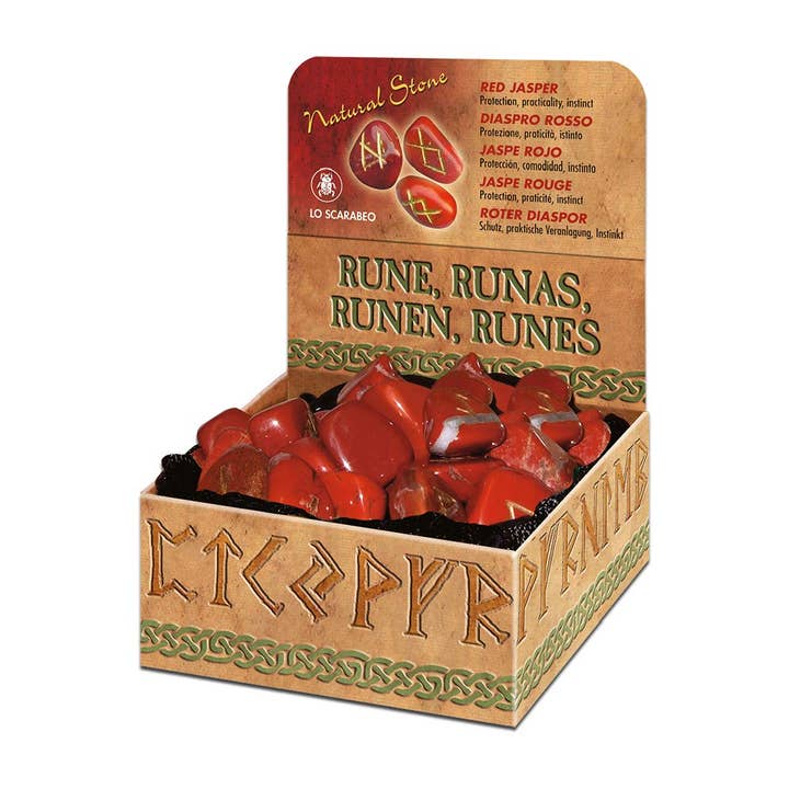 Red Jasper Runes Lo Scarabeo for wholesale by Cardshouse